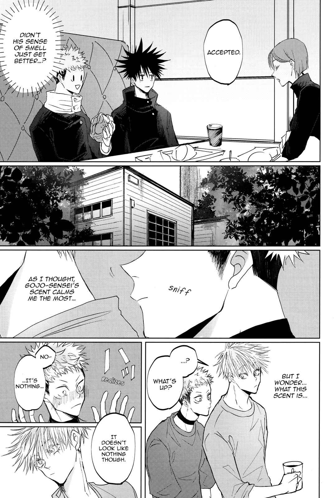 Page 10 Chapter Unknown_decf Jujutsu Kaisen - Ao ni Somaru Hi (Doujinshi)