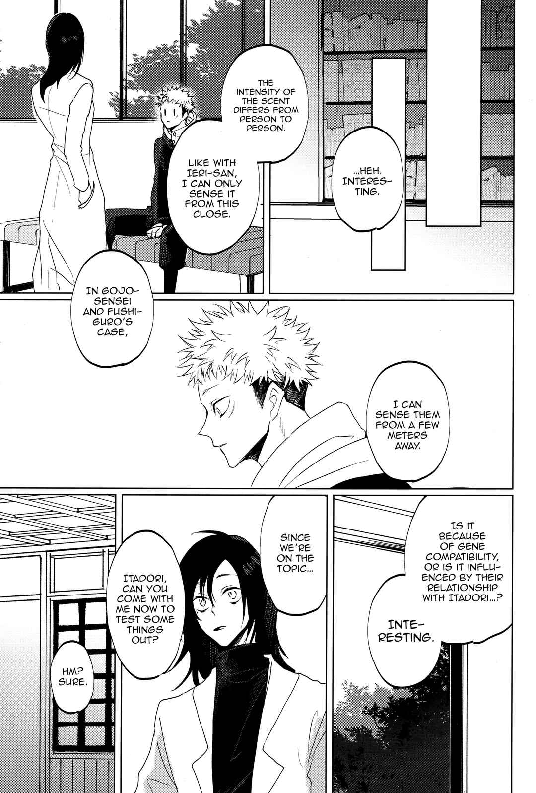 Page 14 Chapter Unknown_decf Jujutsu Kaisen - Ao ni Somaru Hi (Doujinshi)