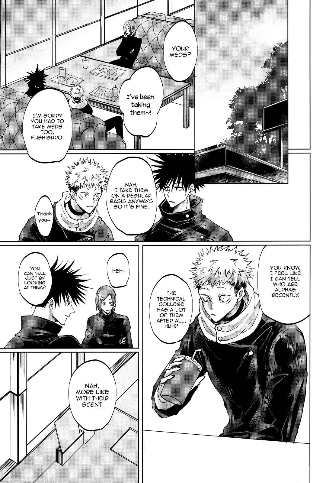 Page 8 Chapter Unknown_decf Jujutsu Kaisen - Ao ni Somaru Hi (Doujinshi)