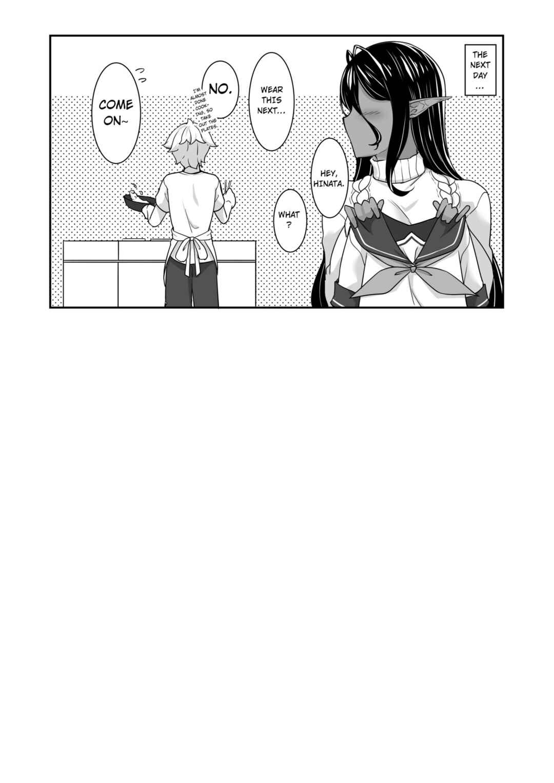 Page 35 Chapter 4 Chotto Dake Ai ga Omoi Dark Elf ga Isekai kara Oikakete Kita (Pre-Serialization)