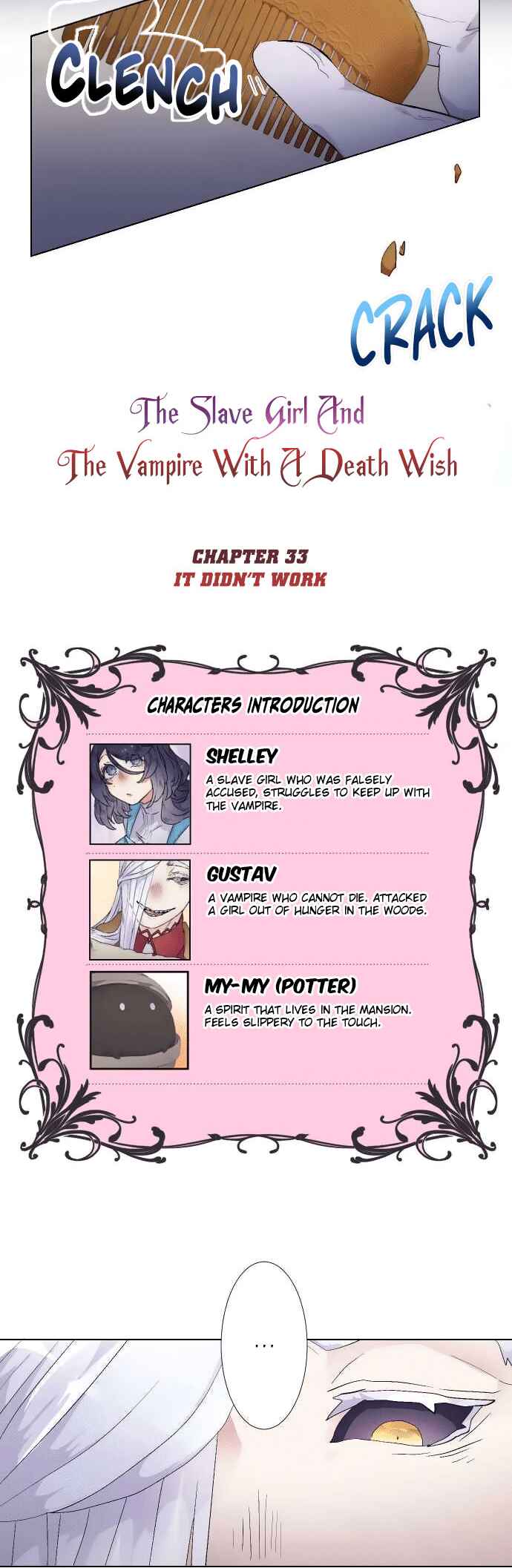 Page 3 Chapter 33.5 The Slave Girl and the Vampire with a Death Wish