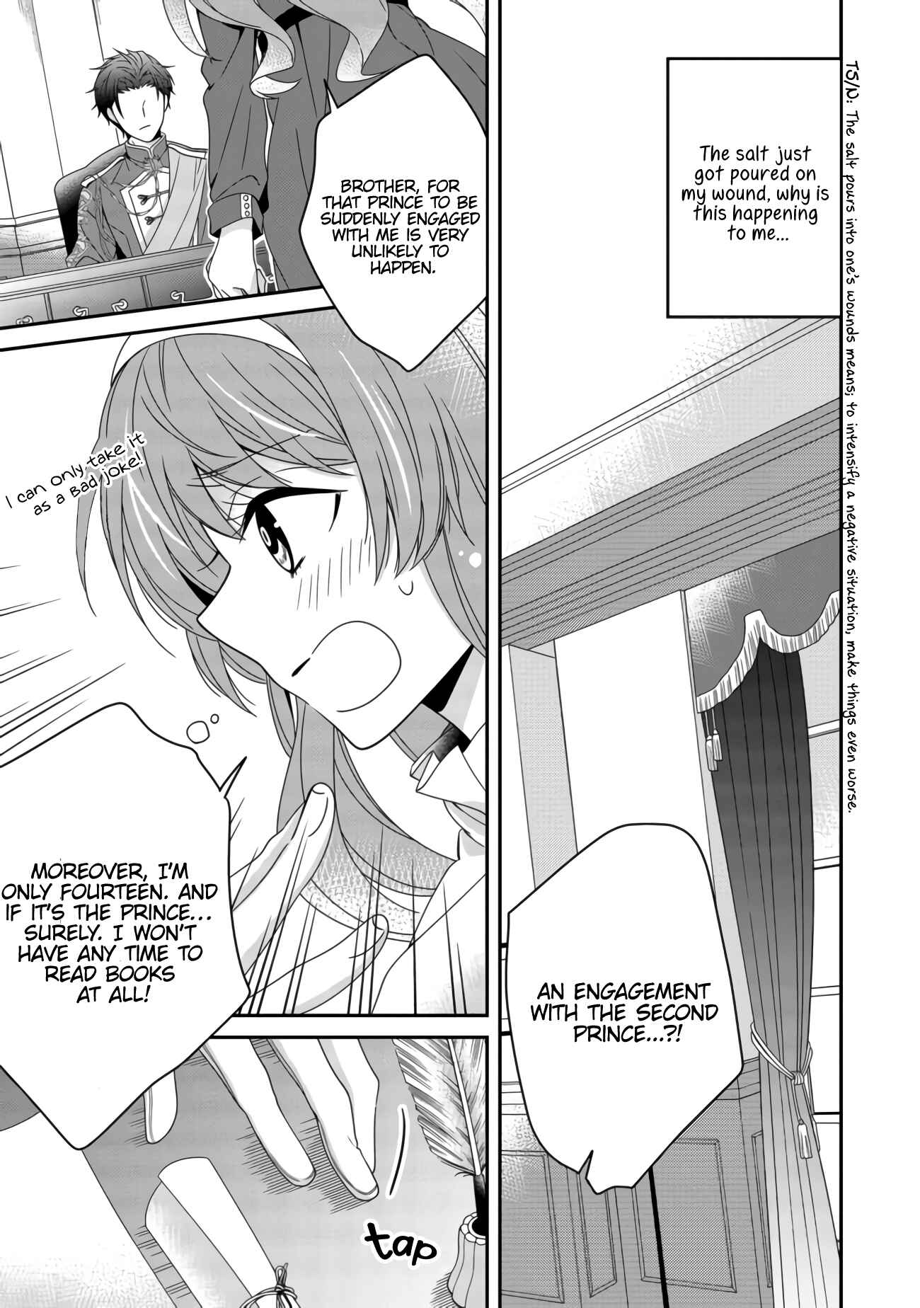 Page 10 Chapter 1.1 Konyaku Kaihi no Tame, Koe wo Dasanai to Kimemashita!!