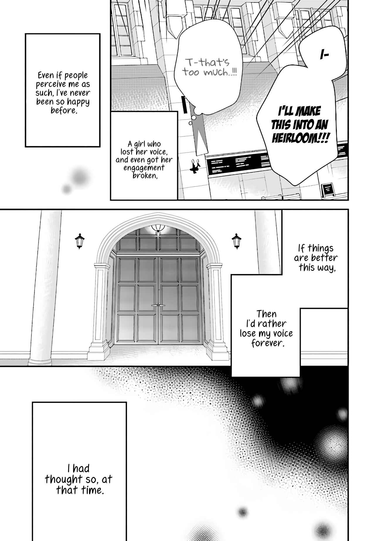 Page 5 Chapter 1.4 Konyaku Kaihi no Tame, Koe wo Dasanai to Kimemashita!!
