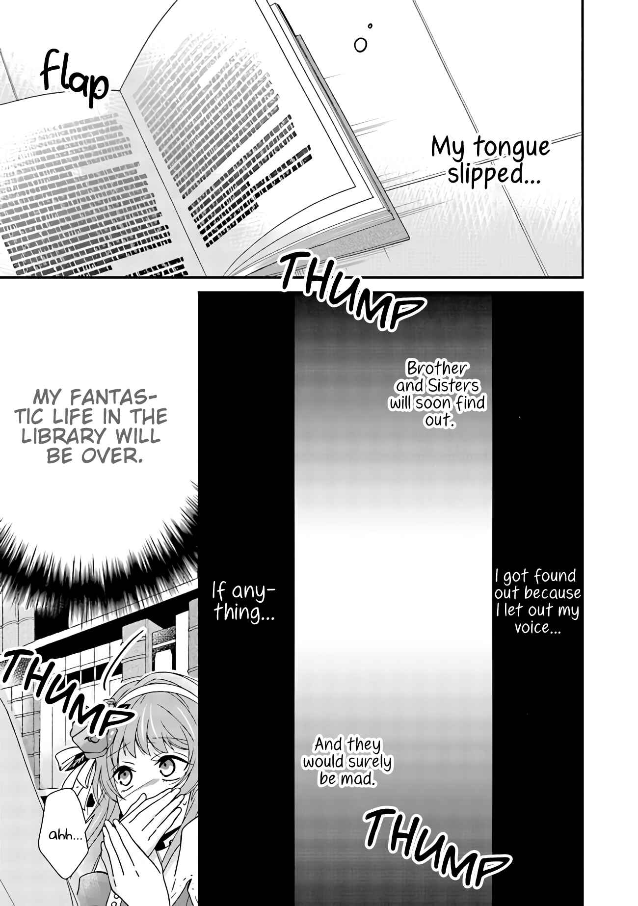 Page 9 Chapter 1.4 Konyaku Kaihi no Tame, Koe wo Dasanai to Kimemashita!!