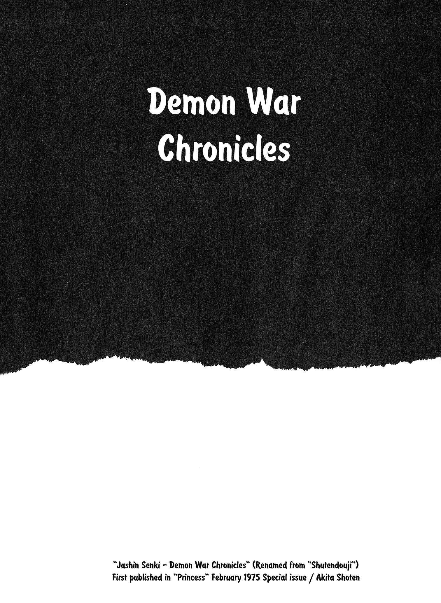 Page 1 Chapter 1 Demon War Chronicles