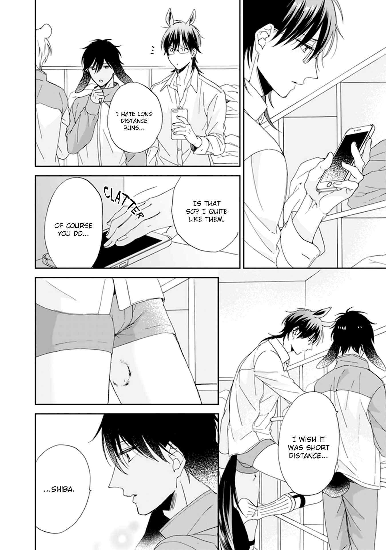 Page 4 Chapter 4 Thoroughbred wa Nabikanai