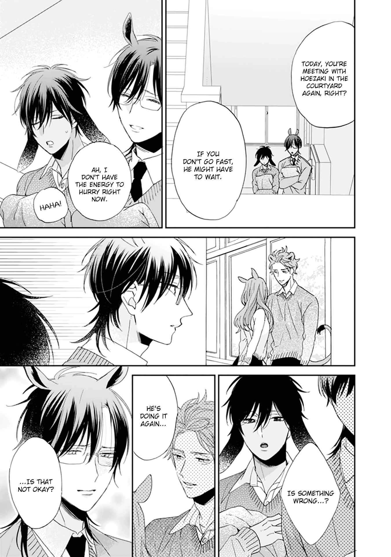 Page 9 Chapter 4 Thoroughbred wa Nabikanai