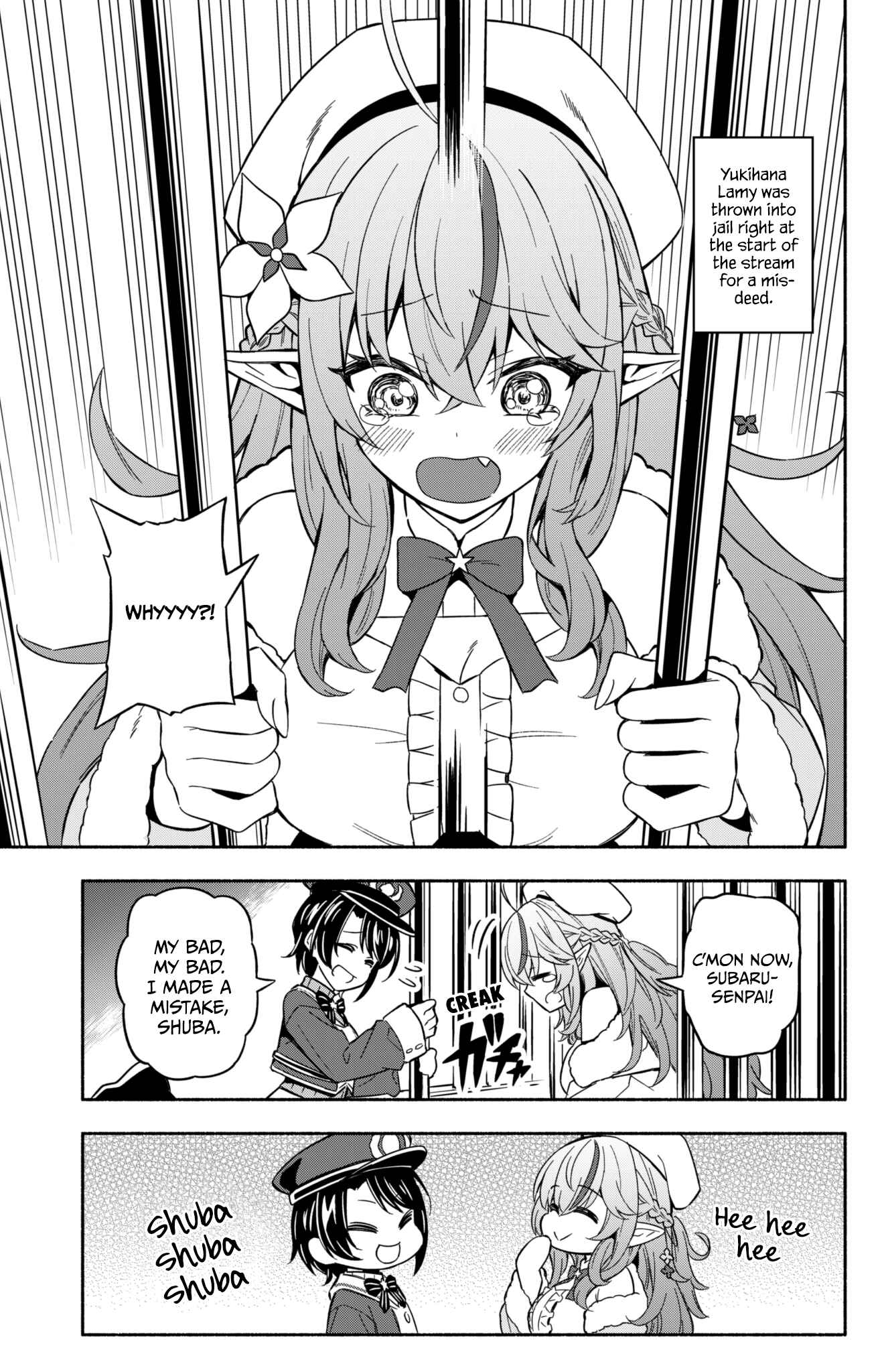 Page 1 Chapter 46 Hololive - Matsubara Tsuyoshis Twitter Shorts