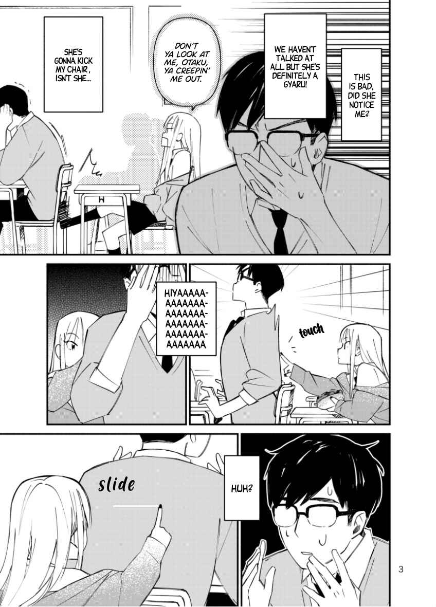 Page 3 Chapter Unknown_faf2 A Story About A Gyaru Behind His Seat Who Keeps Touching His Back