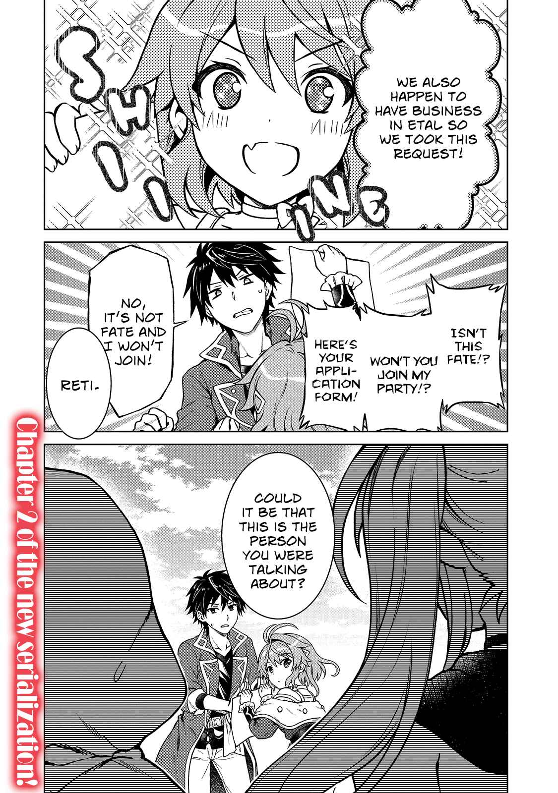 Page 1 Chapter 2 D-kyuu Boukensha no Ore, Naze ka Yuusha Party ni Kanyuu Sareta Ageku, Oujo ni Tsukimatowareteru