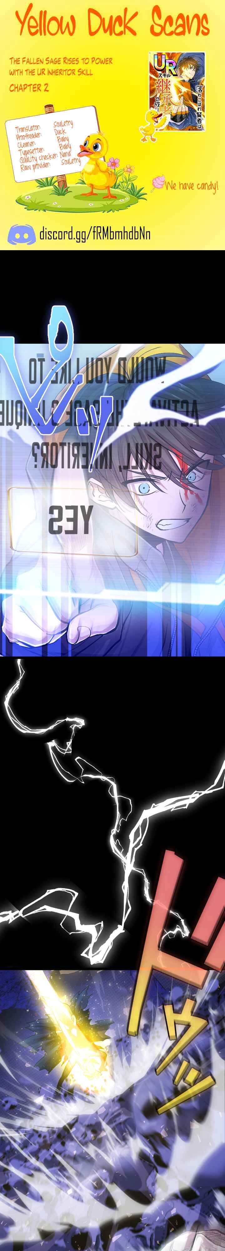 Page 1 Chapter 2 The Fallen Sage Rises to Power