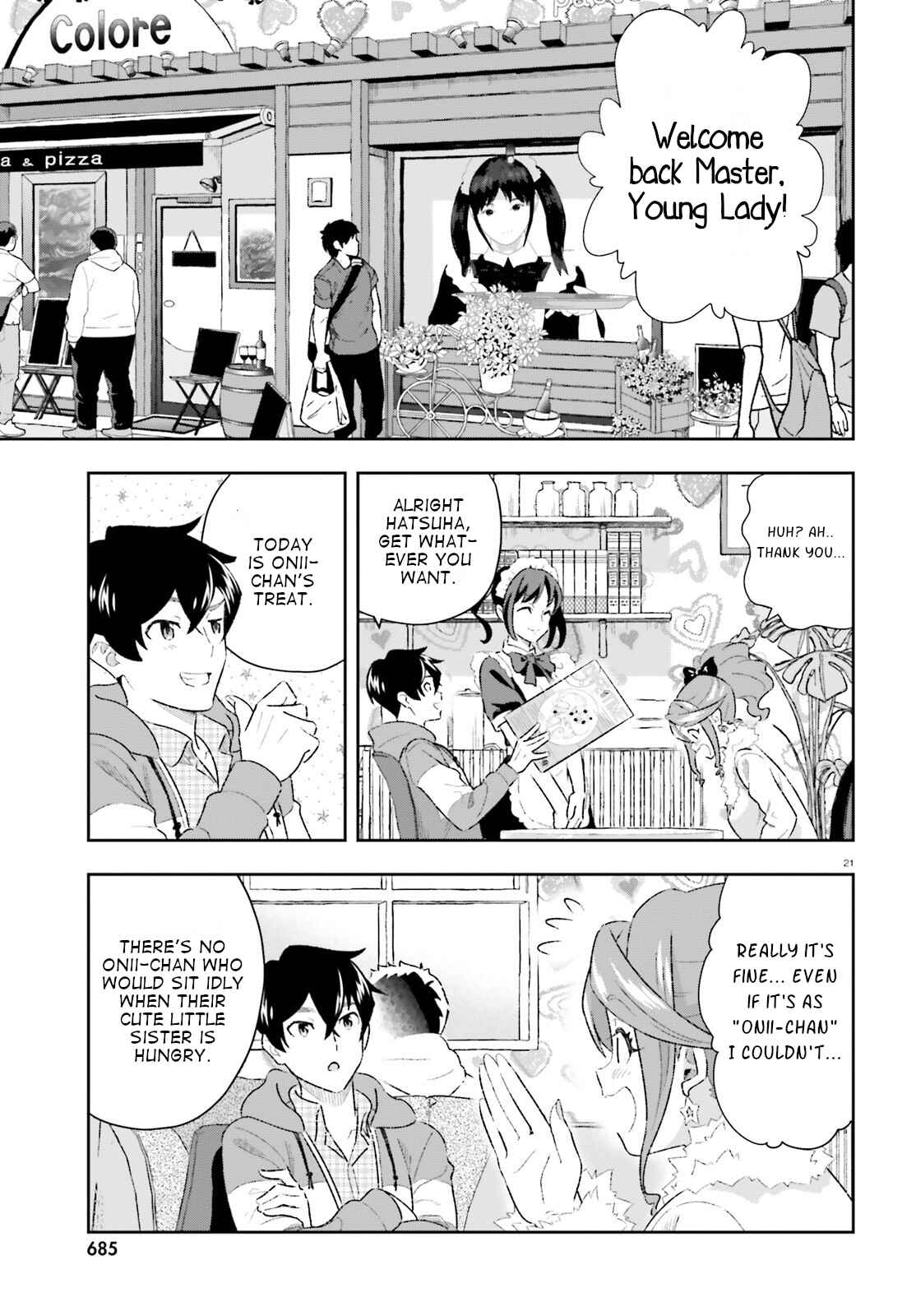 Page 21 Chapter 5 Suki Sugiru Kara Kanojo Ijou no, Imouto Toshite Aishite Kudasai