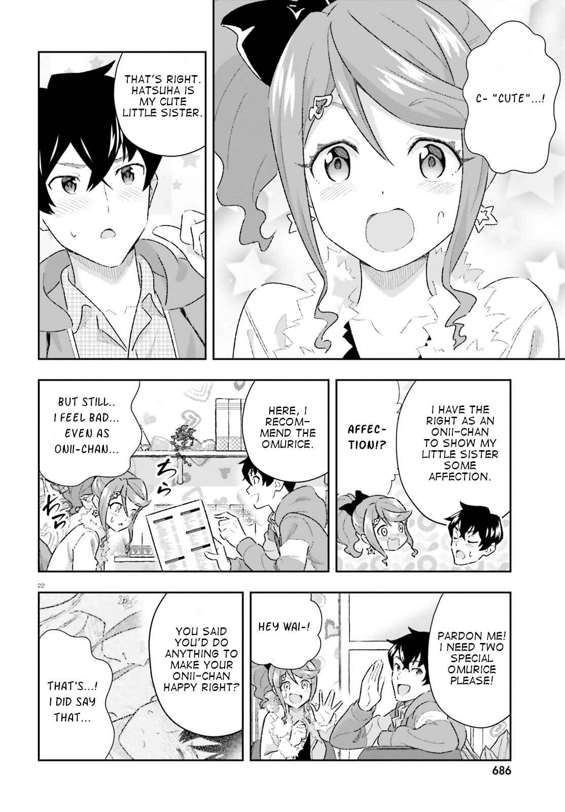 Page 22 Chapter 5 Suki Sugiru Kara Kanojo Ijou no, Imouto Toshite Aishite Kudasai