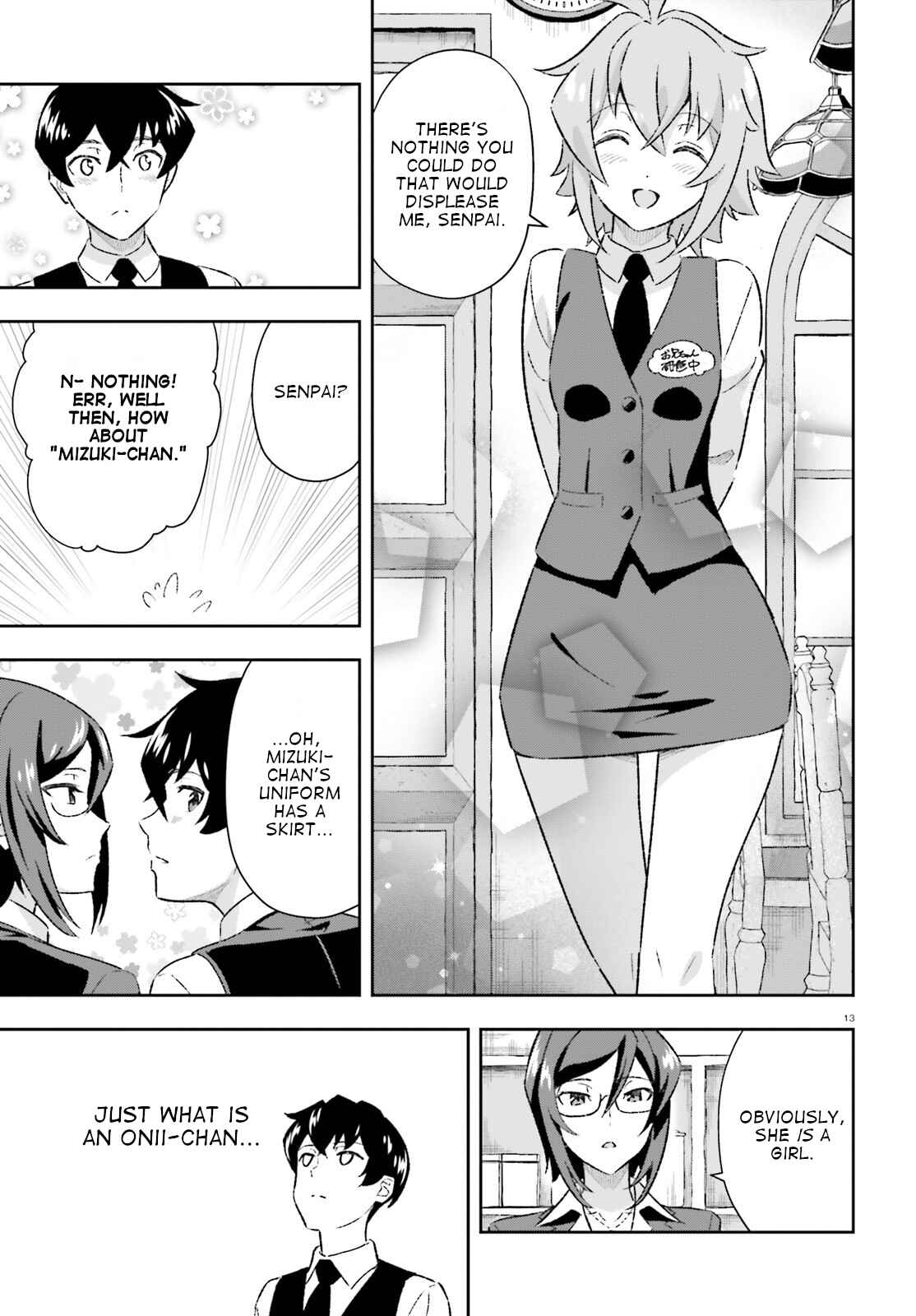Page 13 Chapter 4 Suki Sugiru Kara Kanojo Ijou no, Imouto Toshite Aishite Kudasai