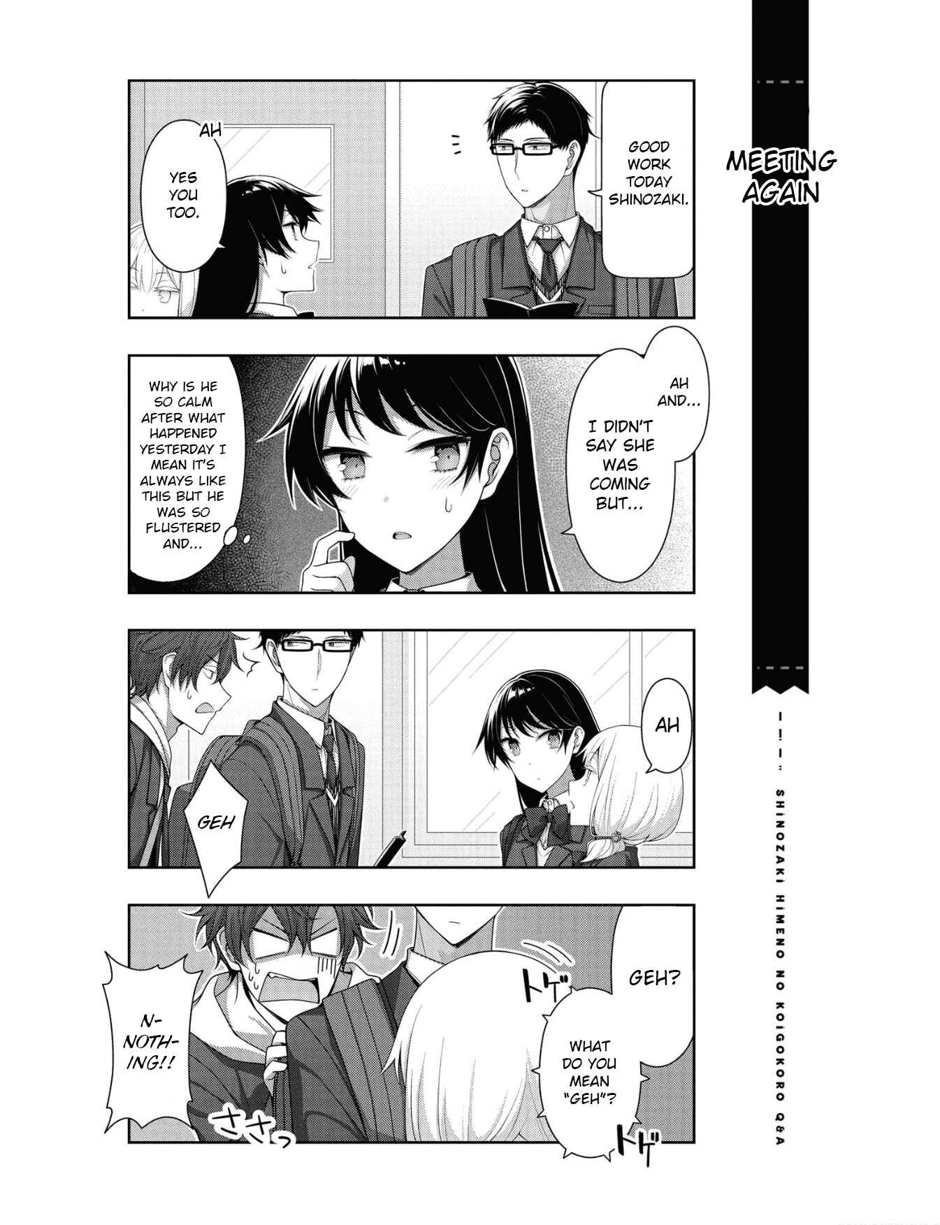 Page 3 Chapter 15 Shinozaki Himenos Love Q&A