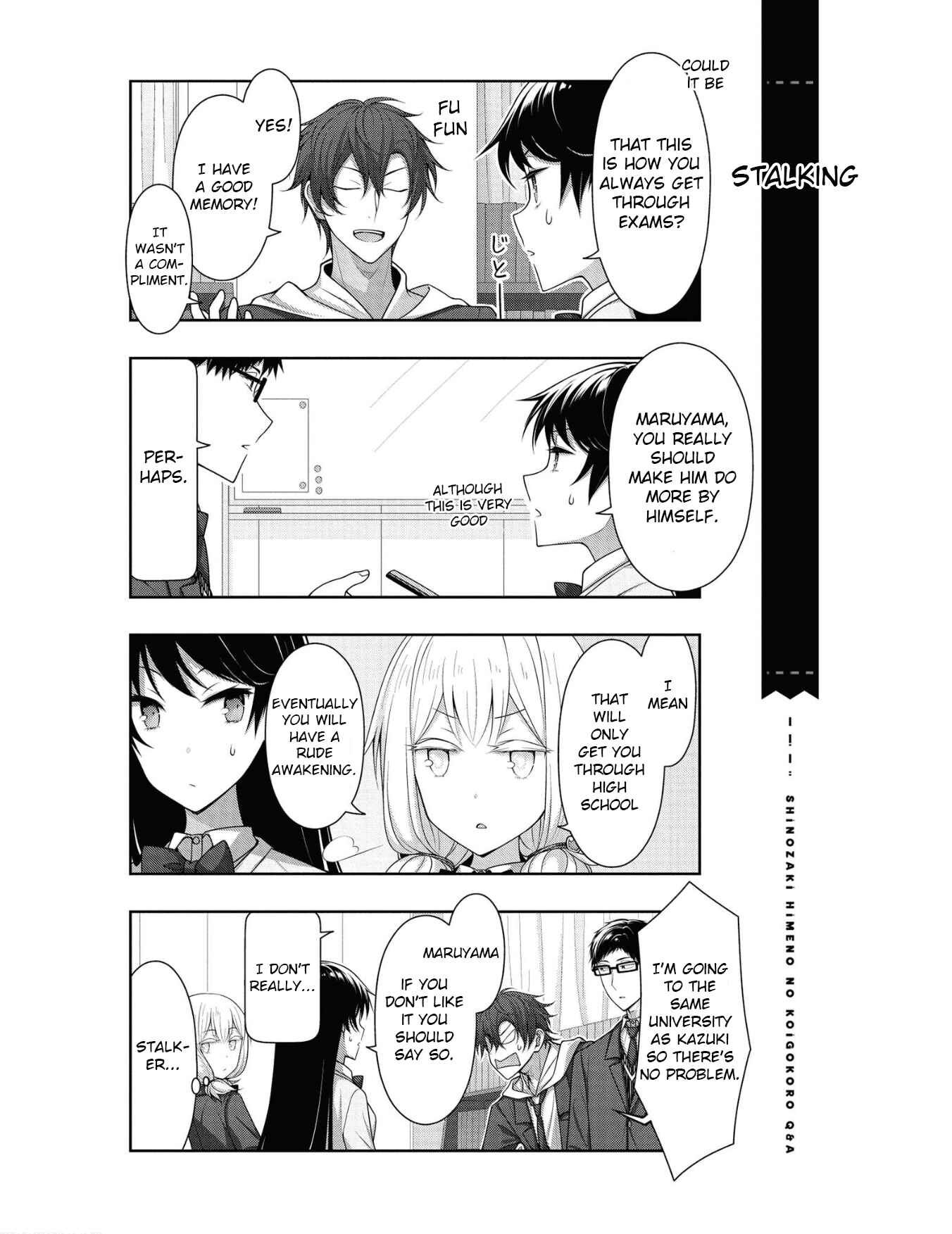 Page 8 Chapter 15 Shinozaki Himenos Love Q&A