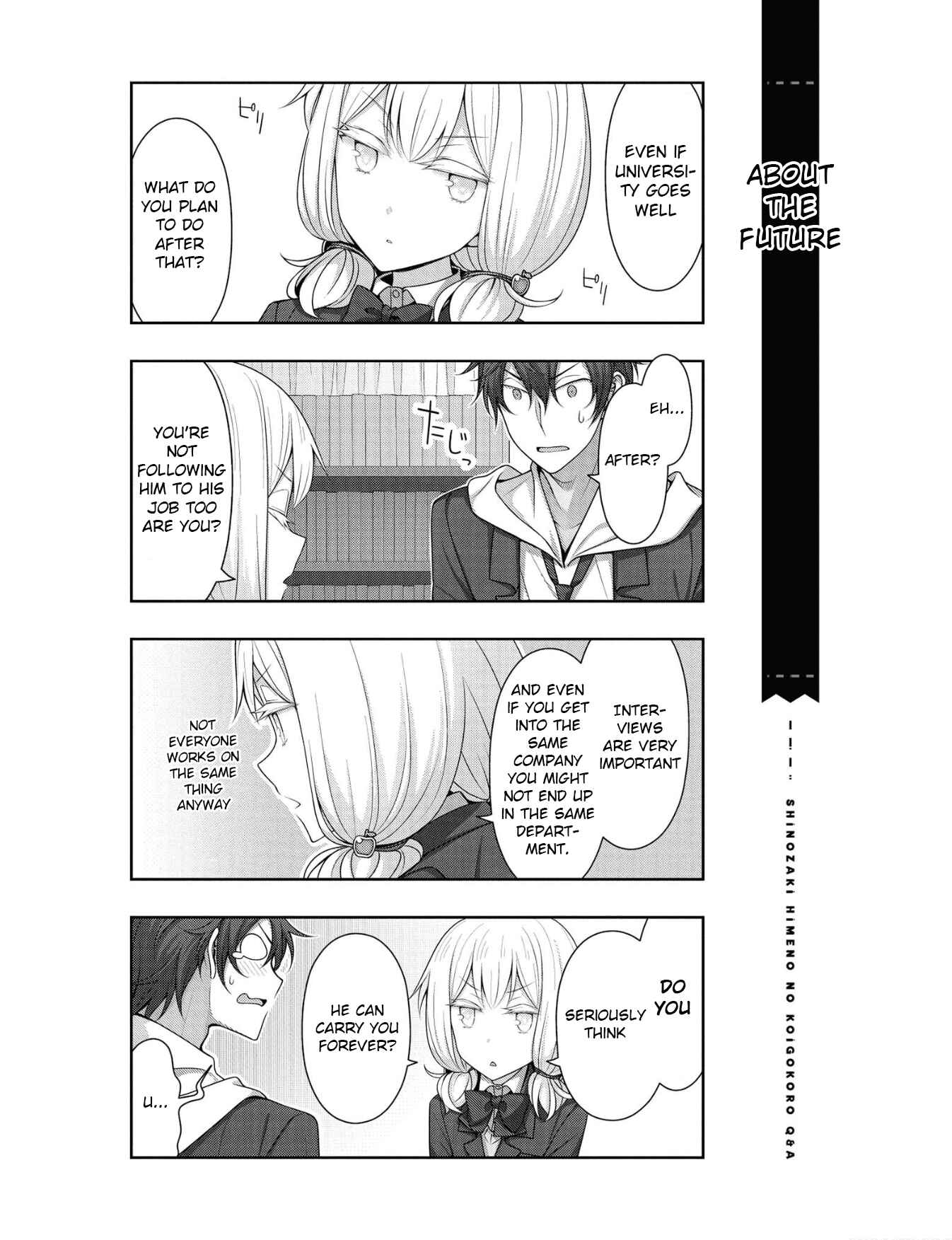 Page 9 Chapter 15 Shinozaki Himenos Love Q&A