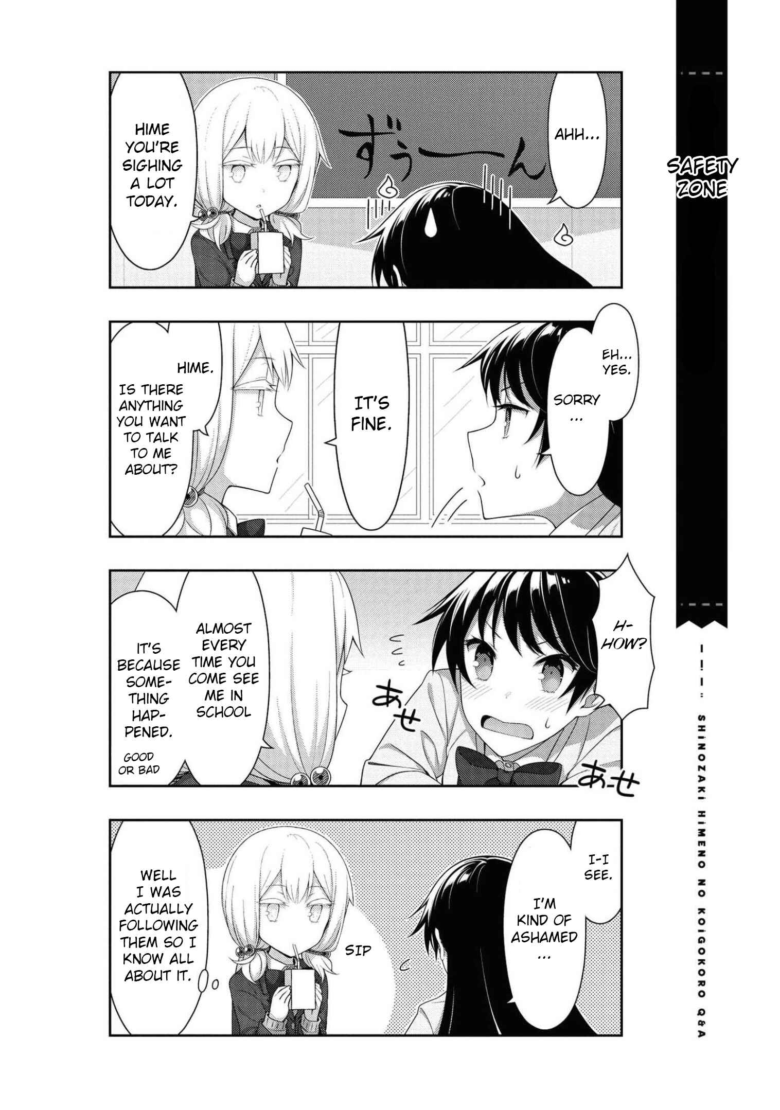 Page 8 Chapter 12 Shinozaki Himenos Love Q&A