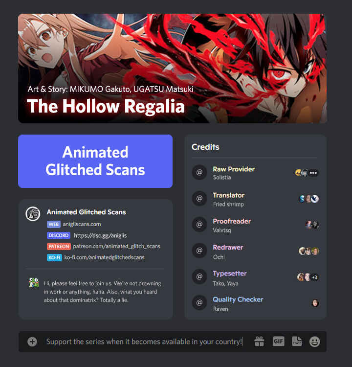 Page 1 Chapter 3 The Hollow Regalia