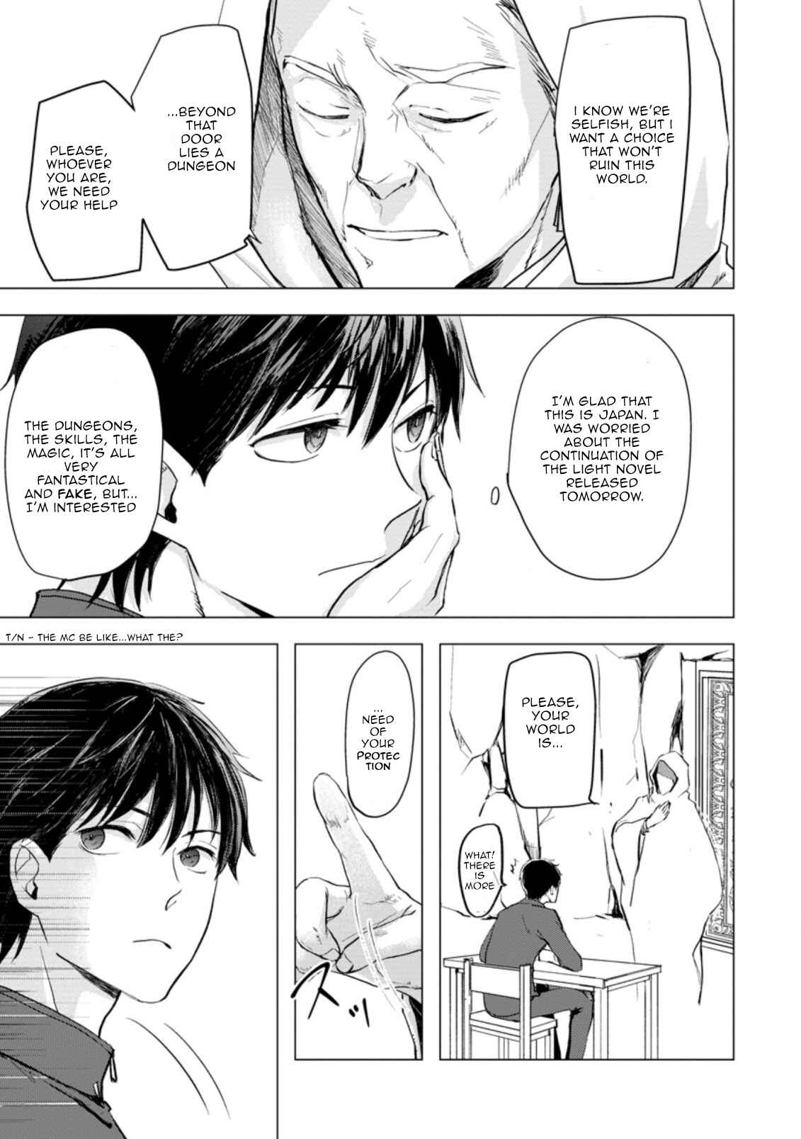 Page 25 Chapter 1.1 Ano Hi Chikyuu ni Dungeon ga Shutsugen Shita