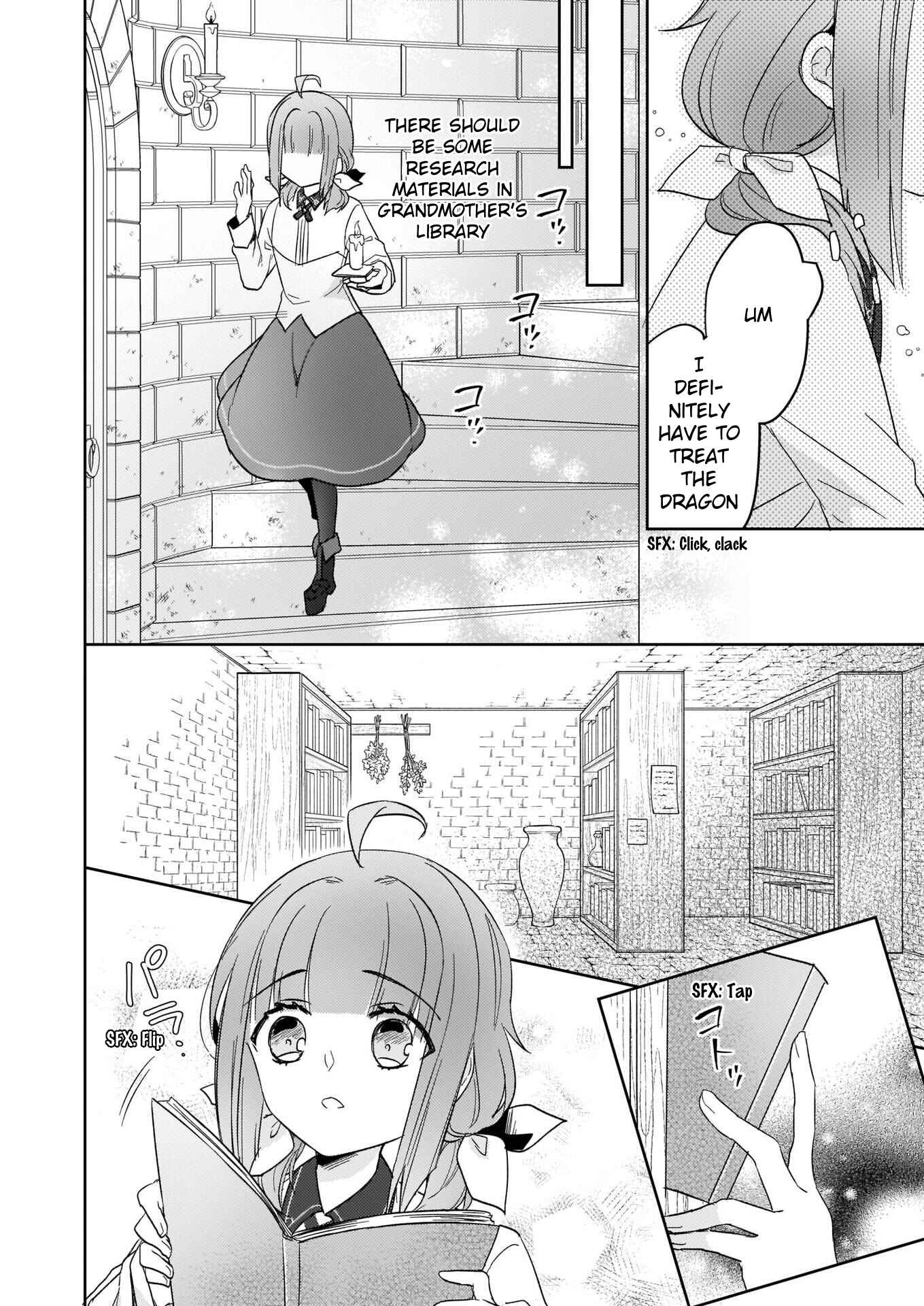 Page 10 Chapter 1.2 Kusushi no Hakushaku Reijou wa Densetsu no Koryuu ni Aisareru