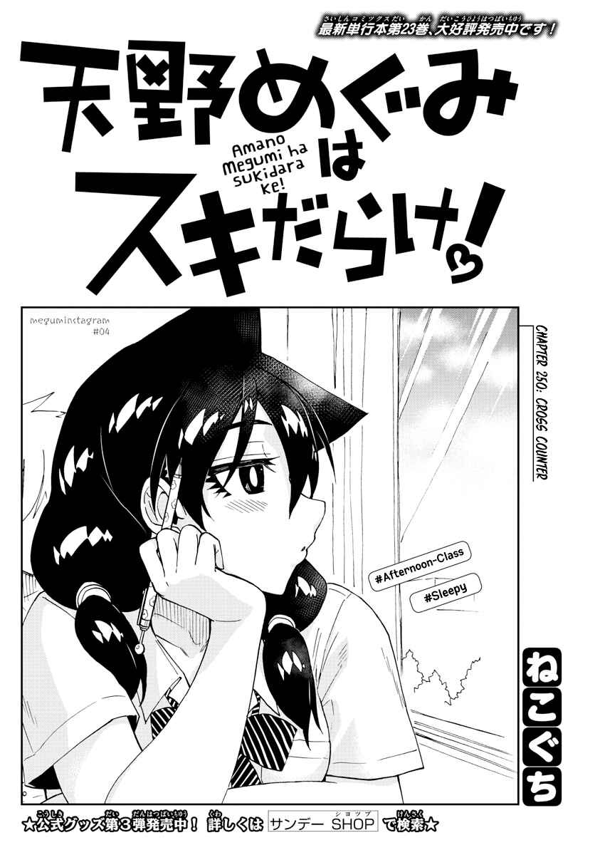 Page 3 Chapter 250 Amano Megumi wa Suki Darake!