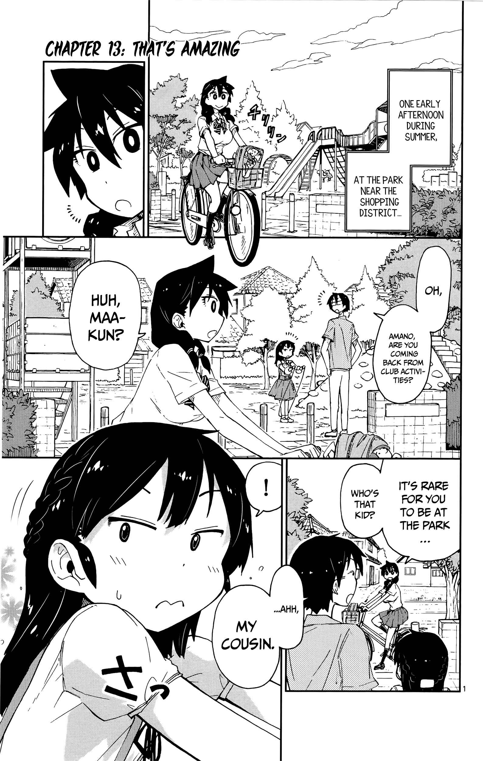 Page 1 Chapter 13 Amano Megumi wa Suki Darake!