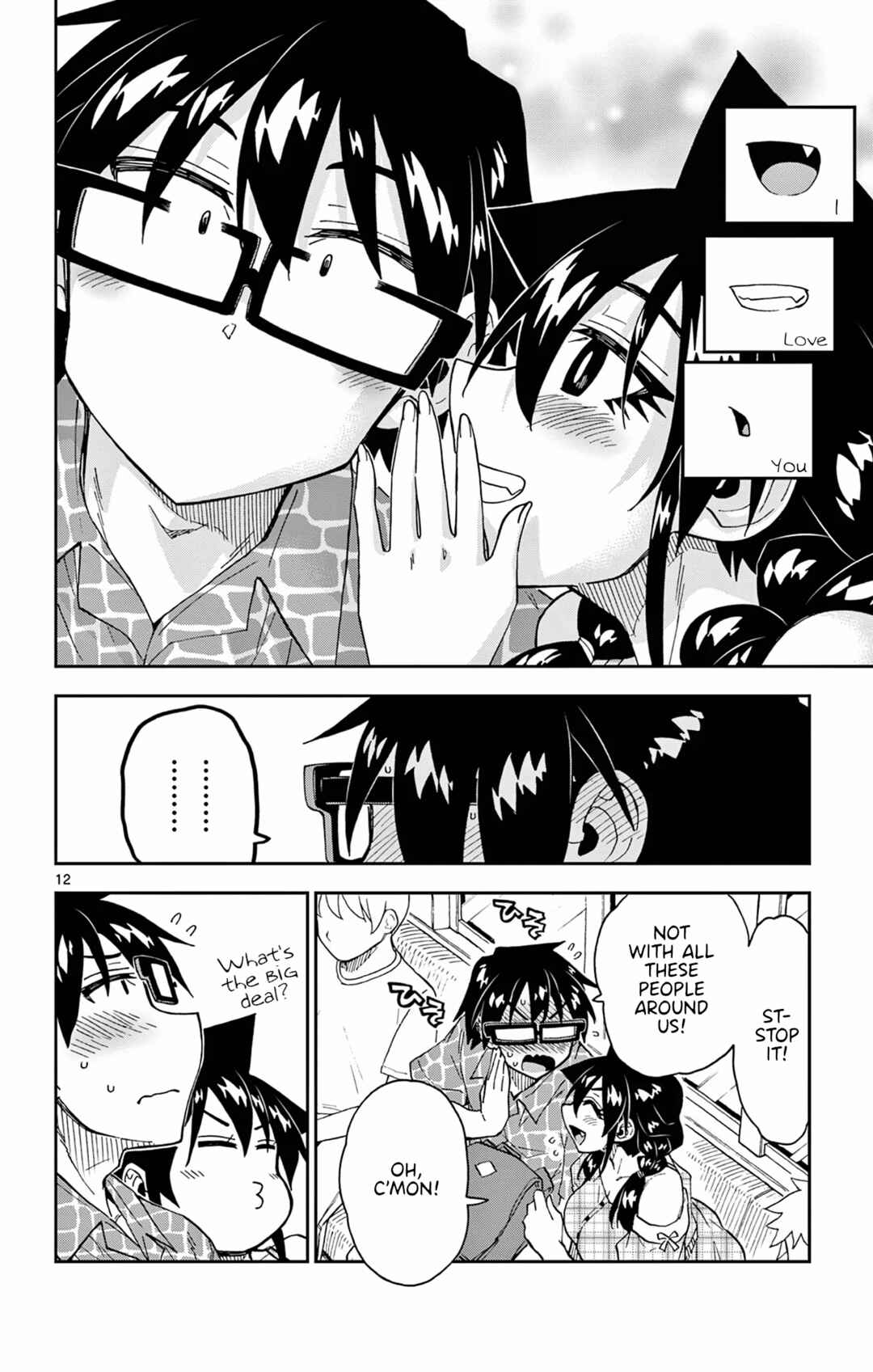 Page 12 Chapter 280 Amano Megumi wa Suki Darake!