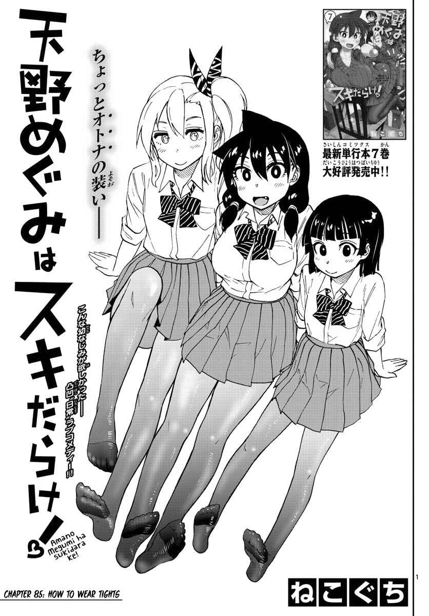 Page 1 Chapter 85 Amano Megumi wa Suki Darake!