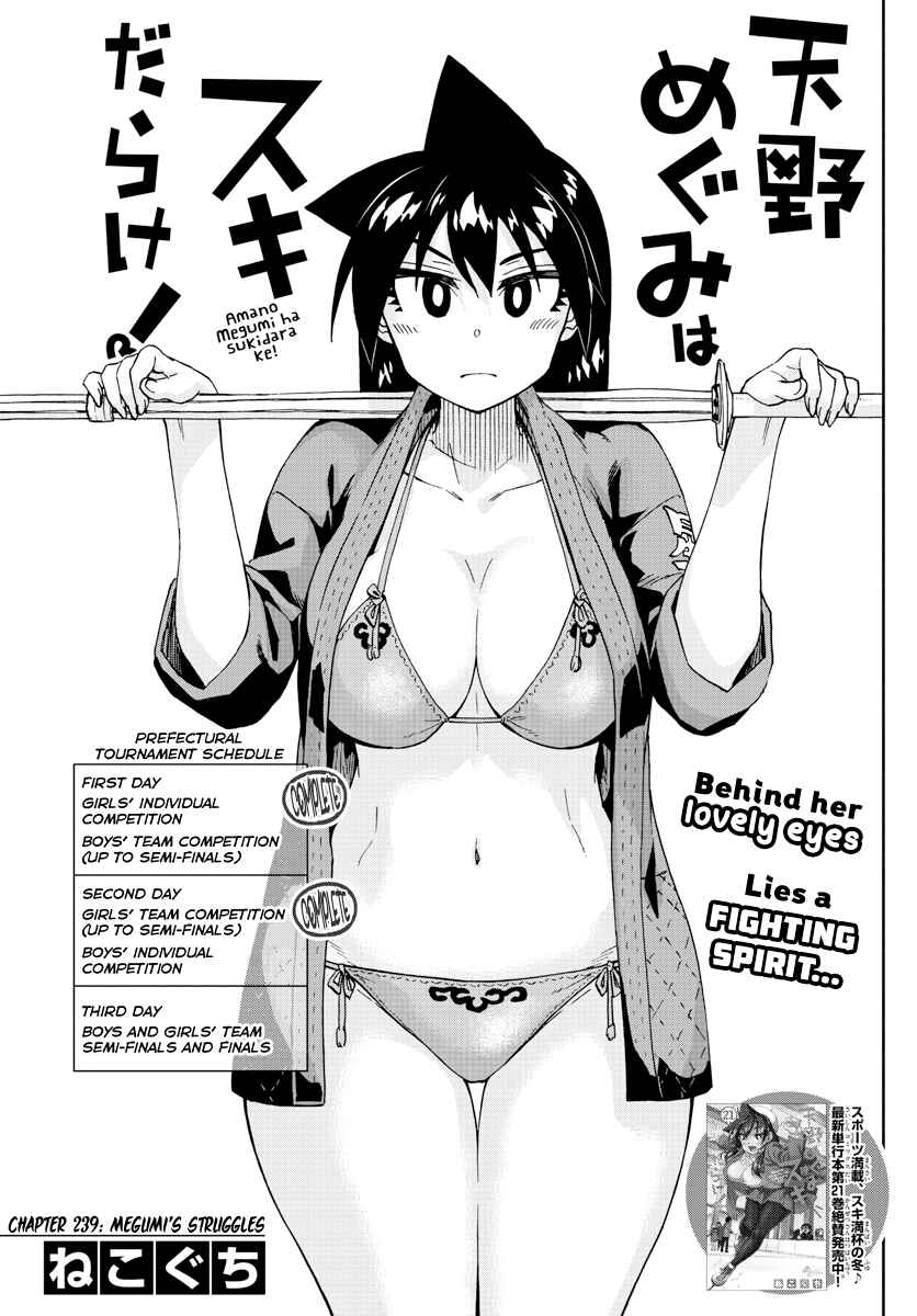 Page 3 Chapter 239 Amano Megumi wa Suki Darake!