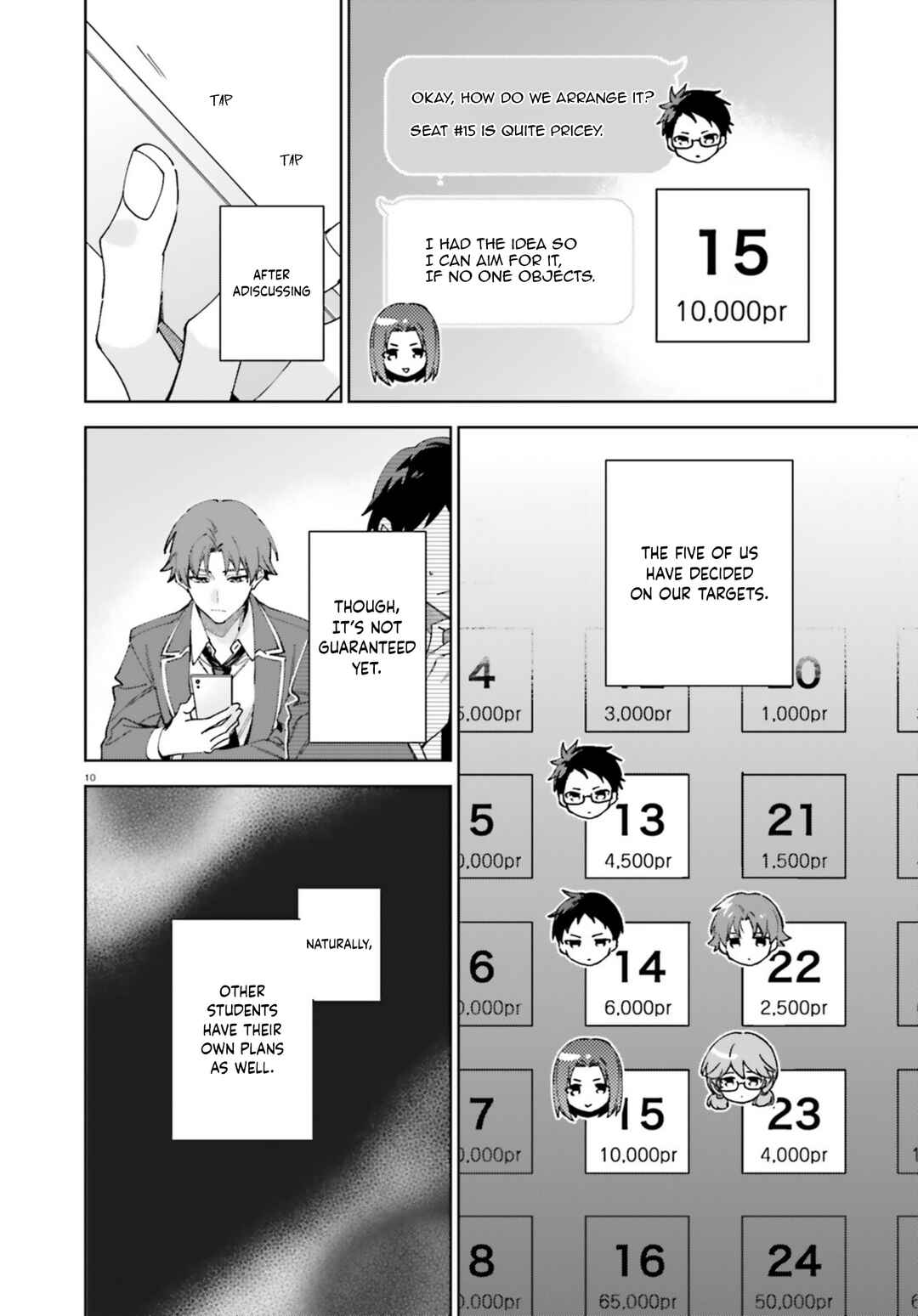 Page 10 Chapter 19.60 Youkoso Jitsuryoku Shijou Shugi no Kyoushitsu e: 2-nensei-hen