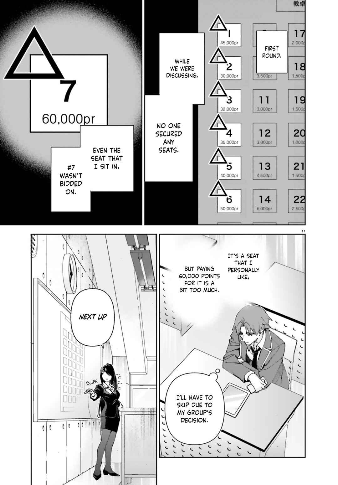 Page 11 Chapter 19.60 Youkoso Jitsuryoku Shijou Shugi no Kyoushitsu e: 2-nensei-hen