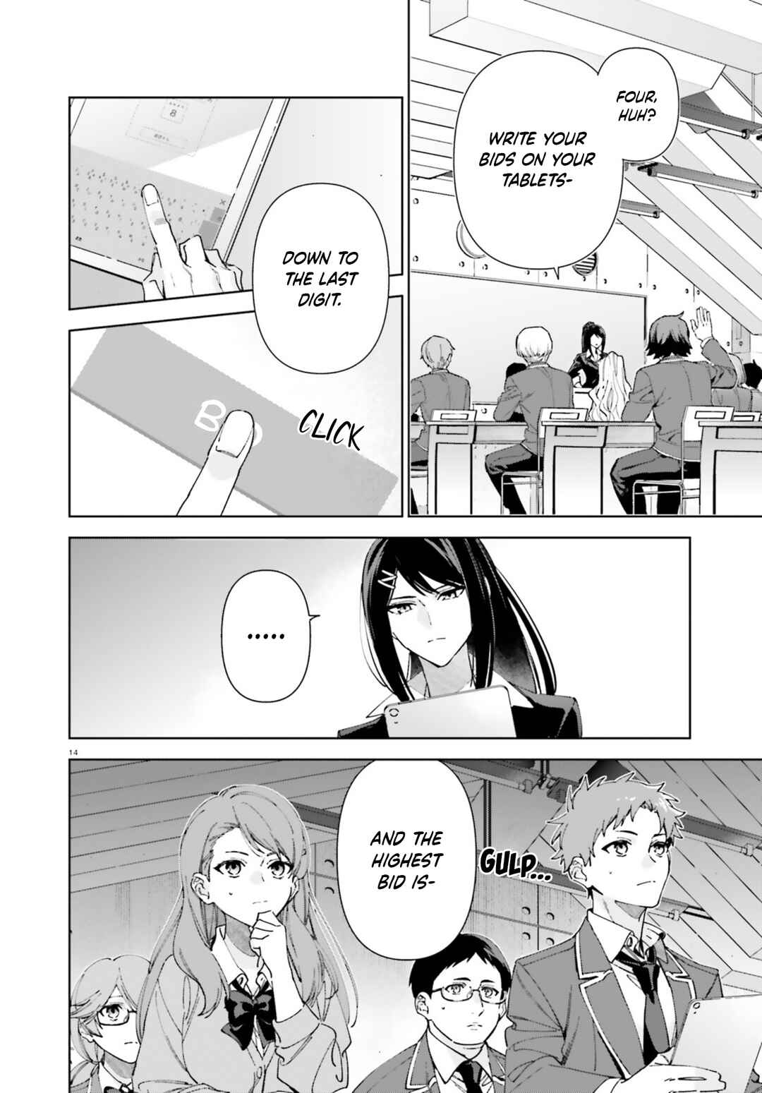 Page 14 Chapter 19.60 Youkoso Jitsuryoku Shijou Shugi no Kyoushitsu e: 2-nensei-hen