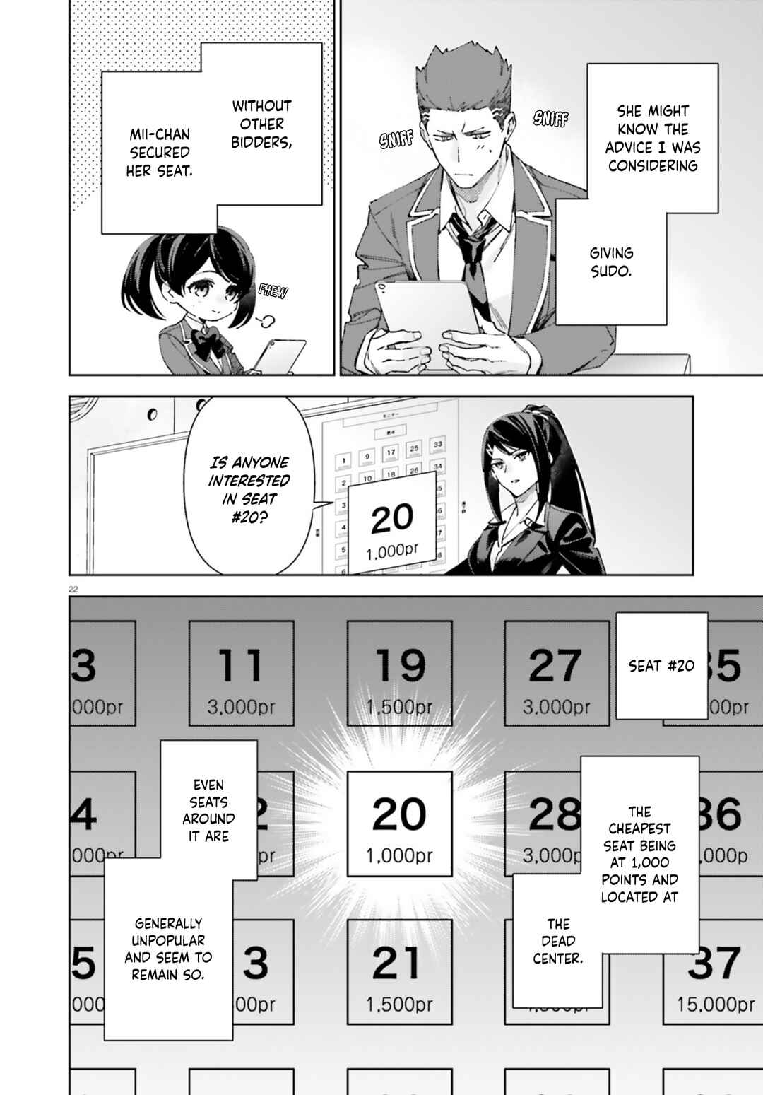 Page 22 Chapter 19.60 Youkoso Jitsuryoku Shijou Shugi no Kyoushitsu e: 2-nensei-hen