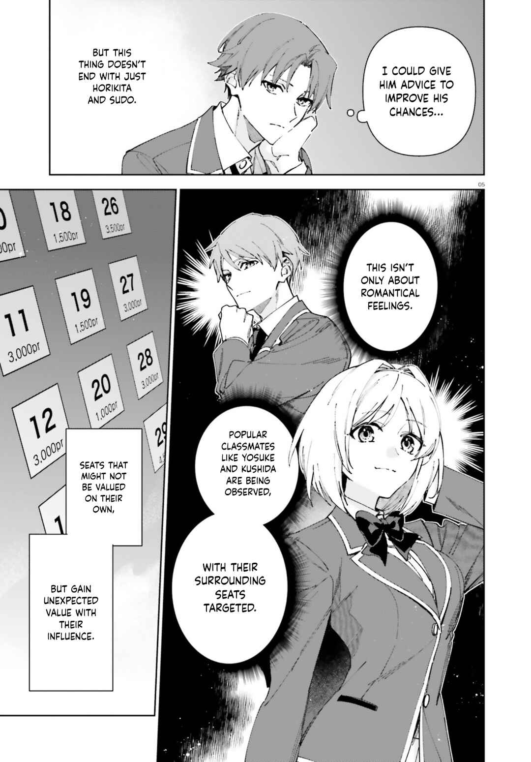 Page 5 Chapter 19.60 Youkoso Jitsuryoku Shijou Shugi no Kyoushitsu e: 2-nensei-hen