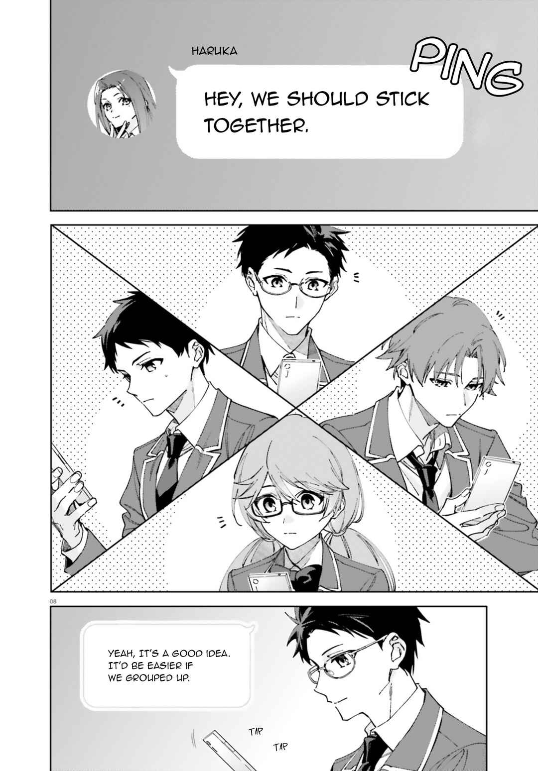 Page 8 Chapter 19.60 Youkoso Jitsuryoku Shijou Shugi no Kyoushitsu e: 2-nensei-hen