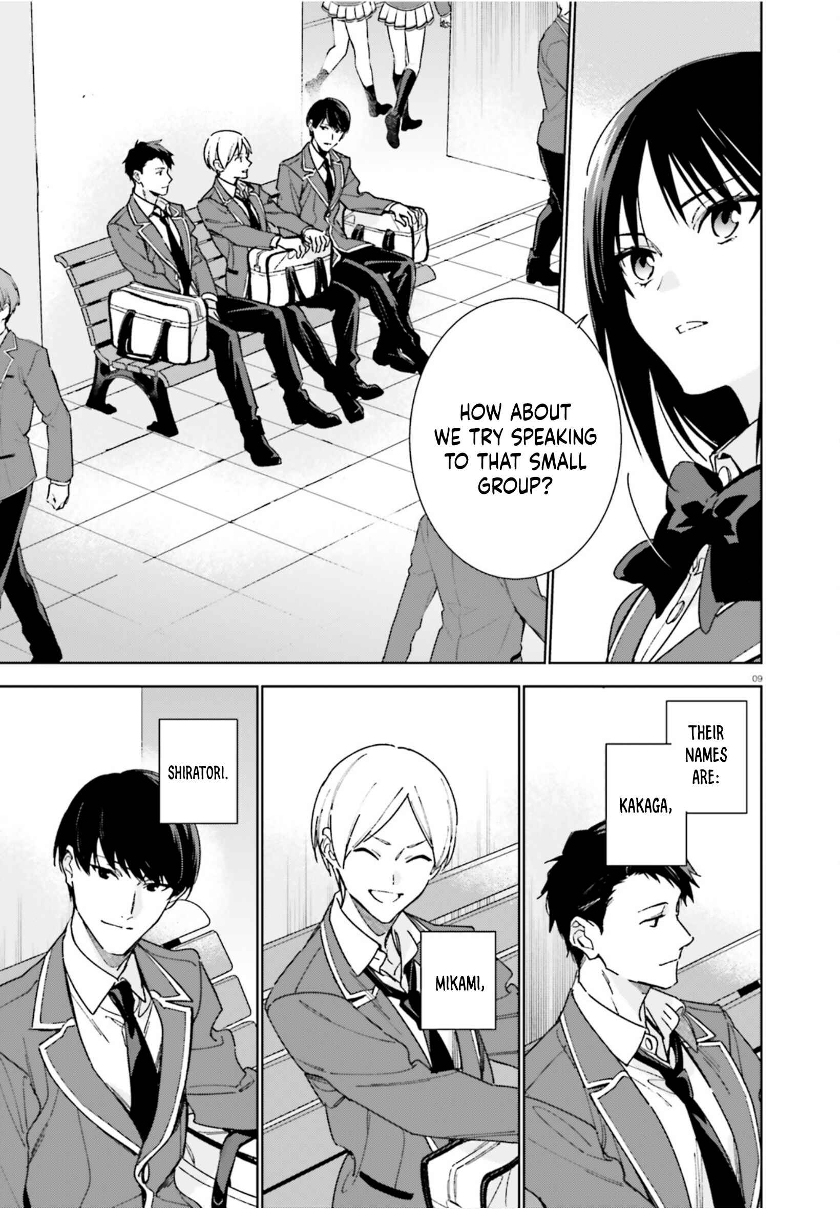 Page 10 Chapter 4 Youkoso Jitsuryoku Shijou Shugi no Kyoushitsu e: 2-nensei-hen