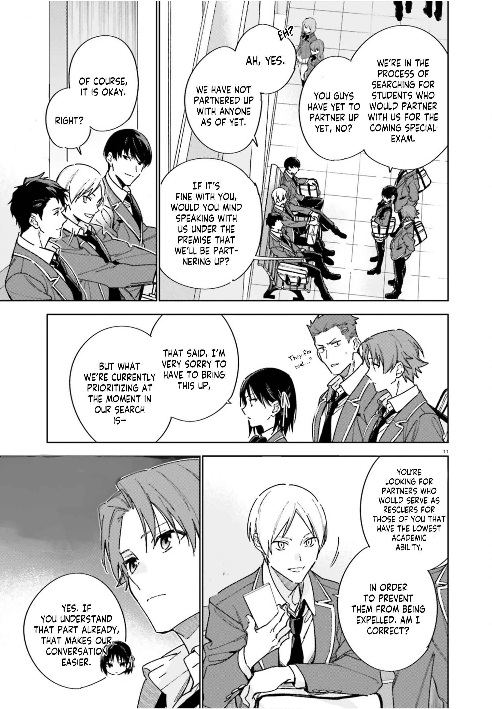 Page 12 Chapter 4 Youkoso Jitsuryoku Shijou Shugi no Kyoushitsu e: 2-nensei-hen