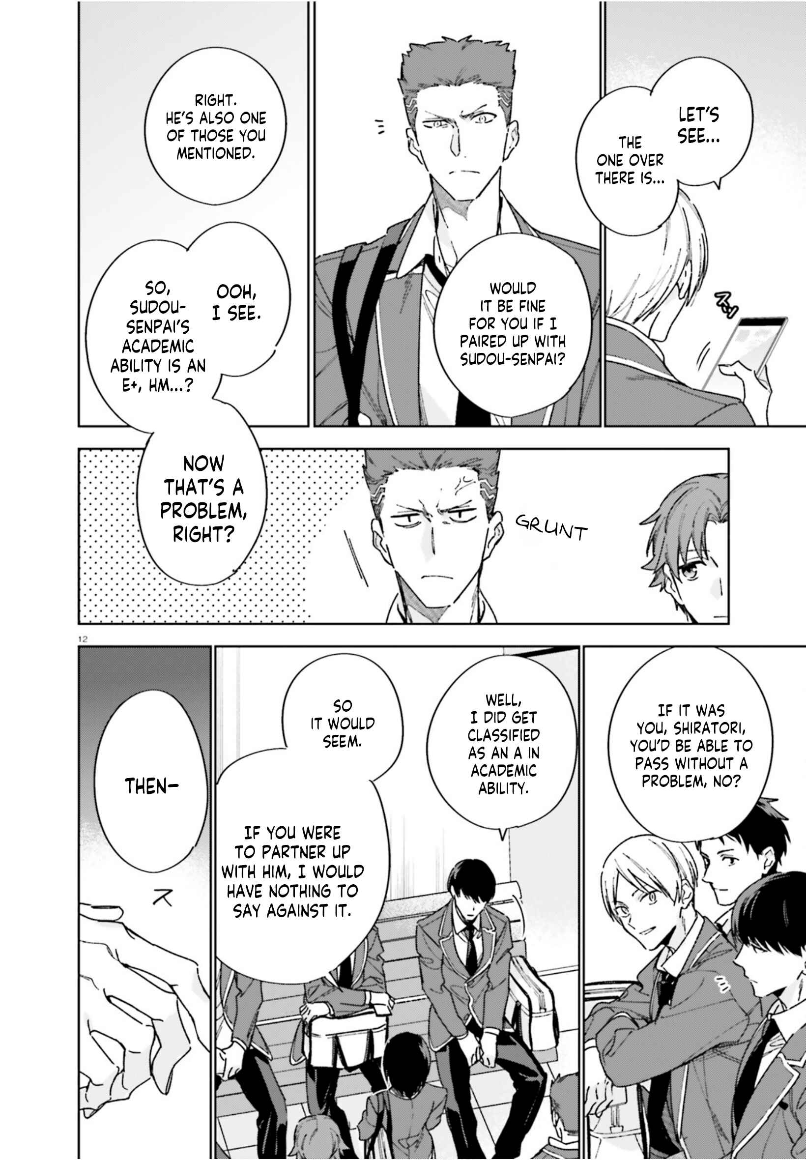 Page 13 Chapter 4 Youkoso Jitsuryoku Shijou Shugi no Kyoushitsu e: 2-nensei-hen