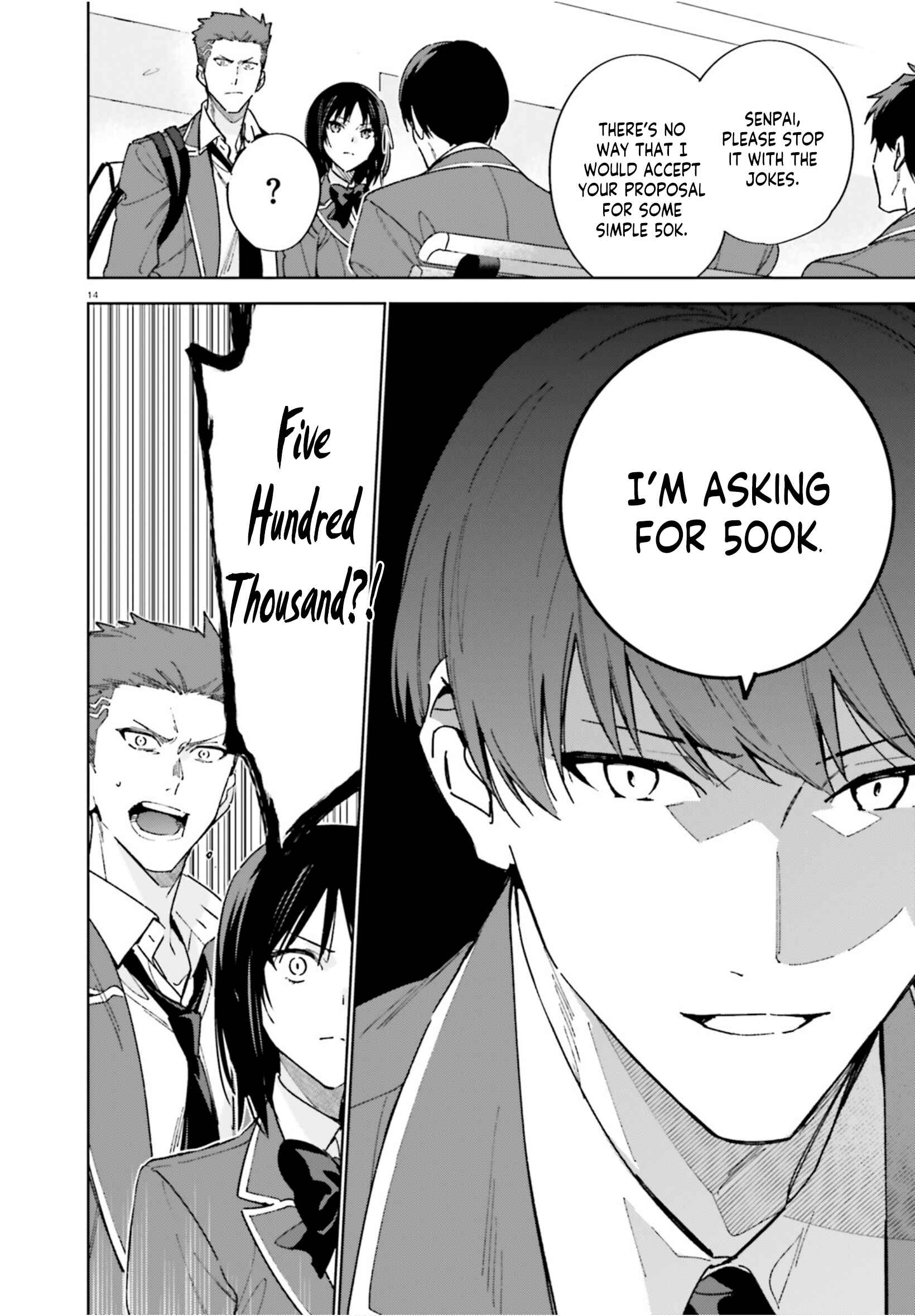 Page 15 Chapter 4 Youkoso Jitsuryoku Shijou Shugi no Kyoushitsu e: 2-nensei-hen