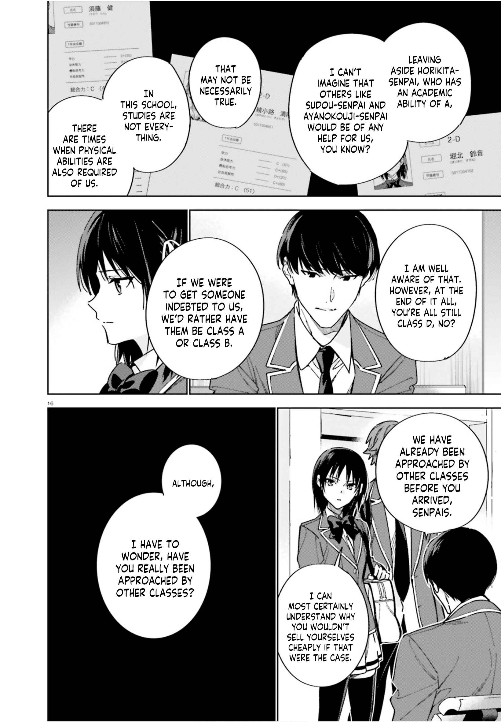 Page 17 Chapter 4 Youkoso Jitsuryoku Shijou Shugi no Kyoushitsu e: 2-nensei-hen