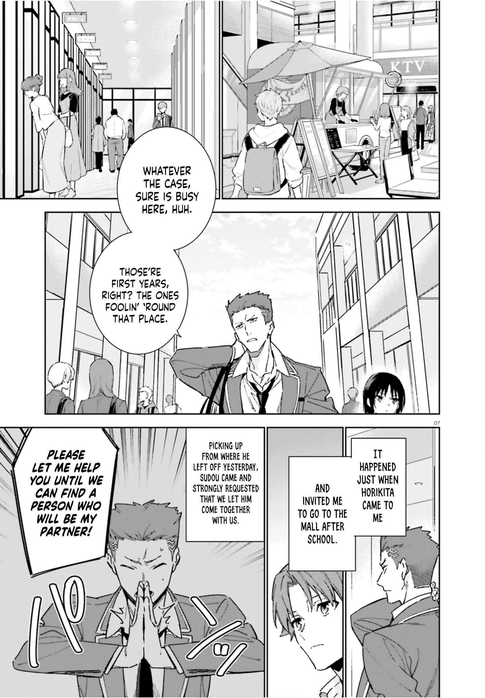 Page 8 Chapter 4 Youkoso Jitsuryoku Shijou Shugi no Kyoushitsu e: 2-nensei-hen
