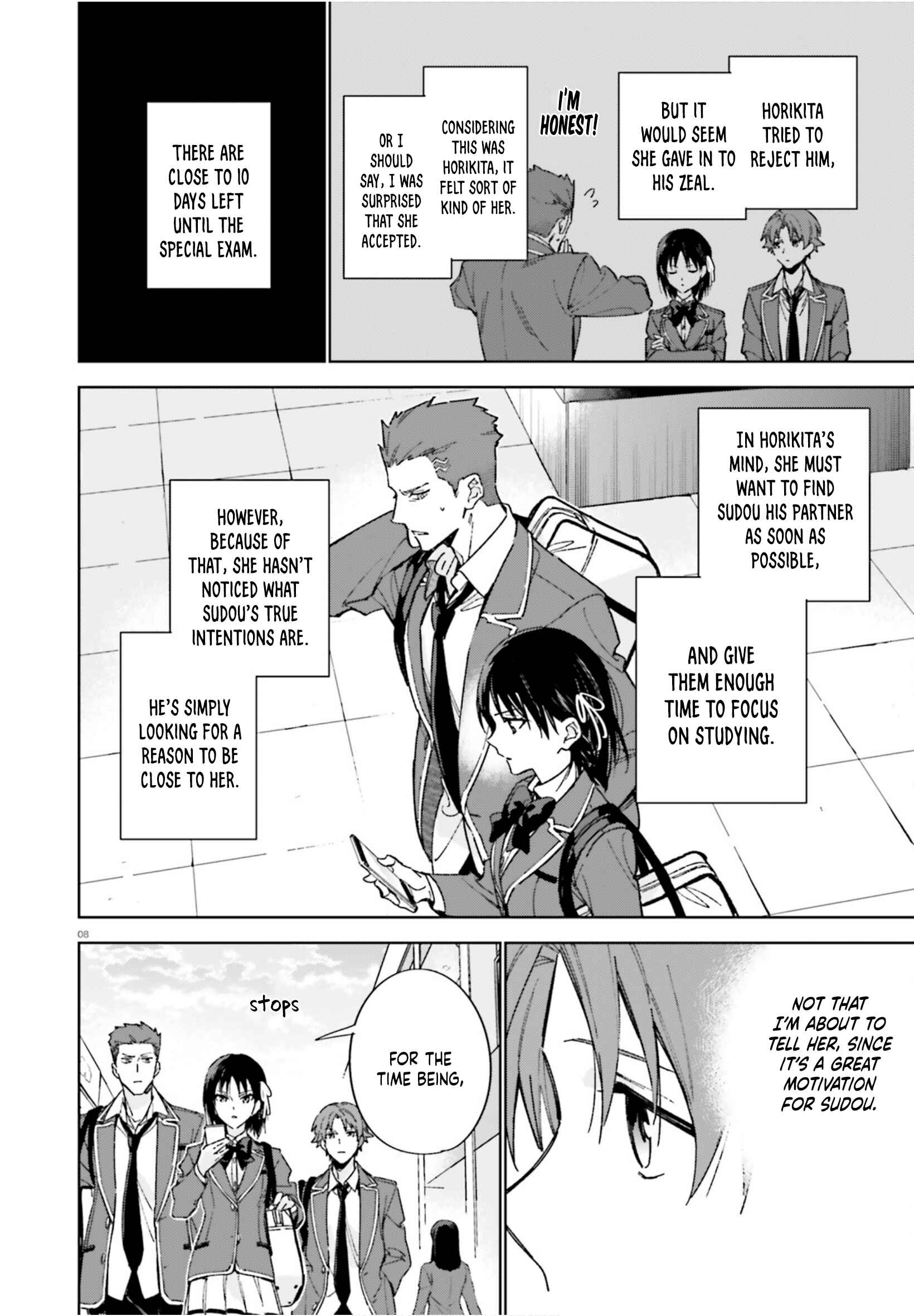 Page 9 Chapter 4 Youkoso Jitsuryoku Shijou Shugi no Kyoushitsu e: 2-nensei-hen