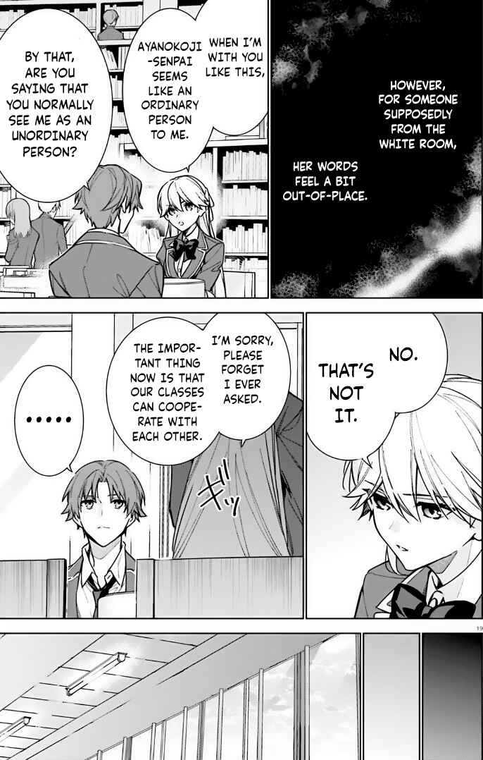 Page 19 Chapter 11 Youkoso Jitsuryoku Shijou Shugi no Kyoushitsu e: 2-nensei-hen