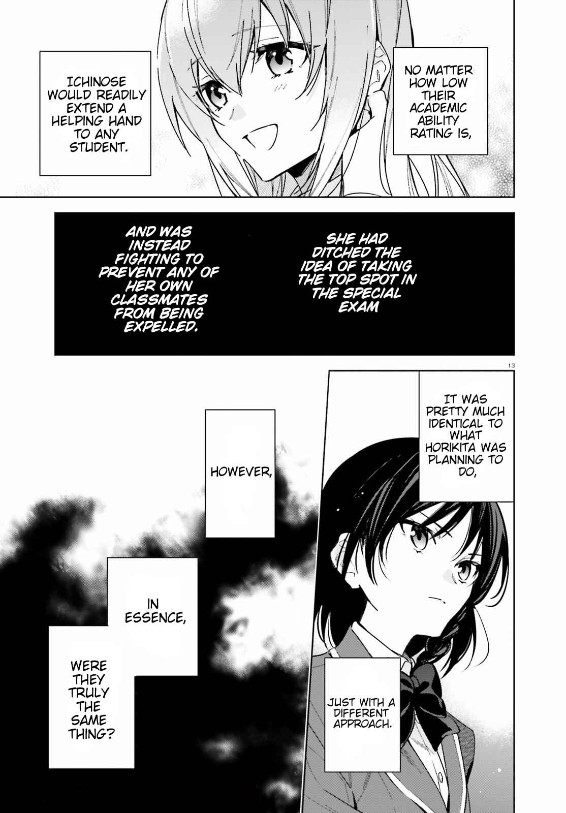 Page 13 Chapter 2 Youkoso Jitsuryoku Shijou Shugi no Kyoushitsu e: 2-nensei-hen