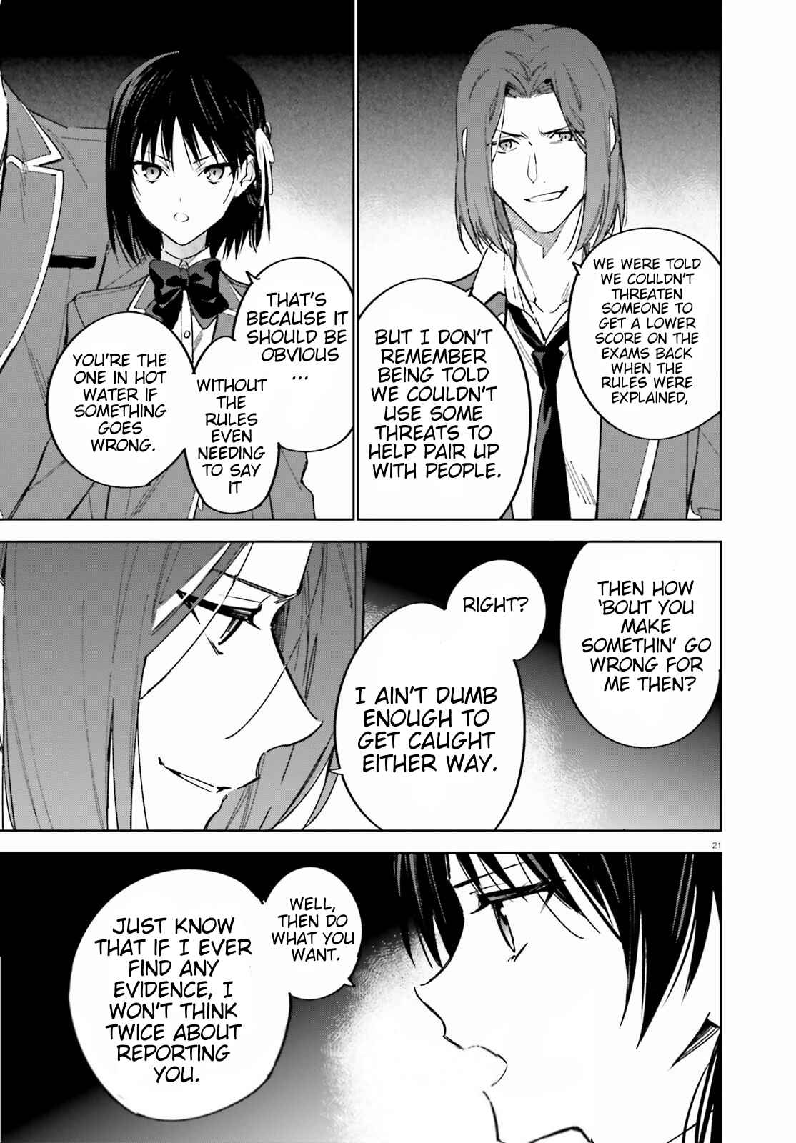 Page 21 Chapter 2 Youkoso Jitsuryoku Shijou Shugi no Kyoushitsu e: 2-nensei-hen