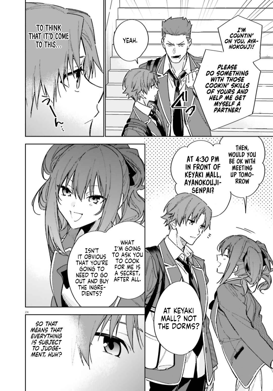Page 25 Chapter 5 Youkoso Jitsuryoku Shijou Shugi no Kyoushitsu e: 2-nensei-hen