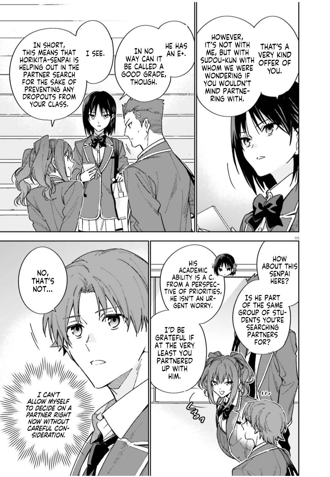 Page 4 Chapter 5 Youkoso Jitsuryoku Shijou Shugi no Kyoushitsu e: 2-nensei-hen