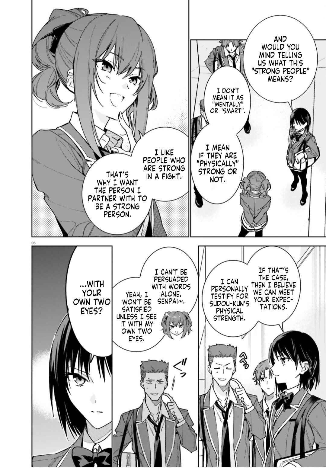 Page 7 Chapter 5 Youkoso Jitsuryoku Shijou Shugi no Kyoushitsu e: 2-nensei-hen