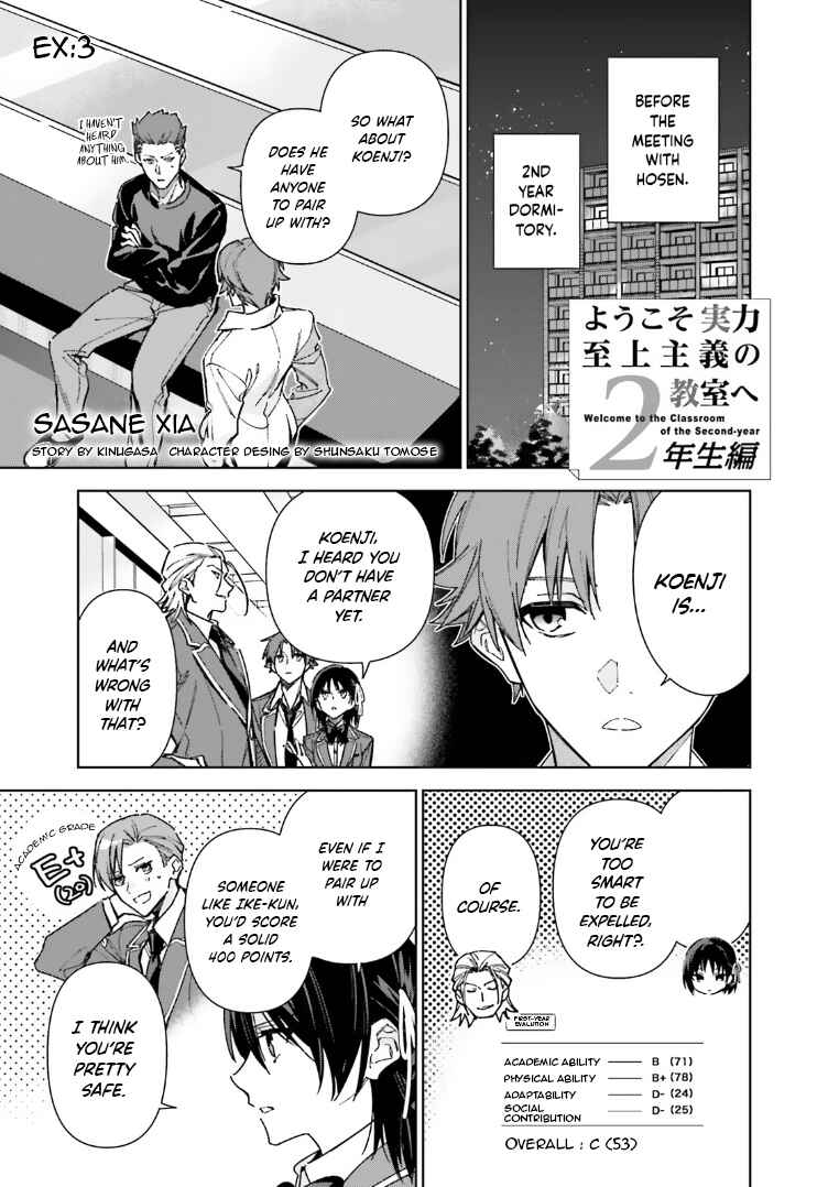 Page 1 Chapter 17.5 Youkoso Jitsuryoku Shijou Shugi no Kyoushitsu e: 2-nensei-hen